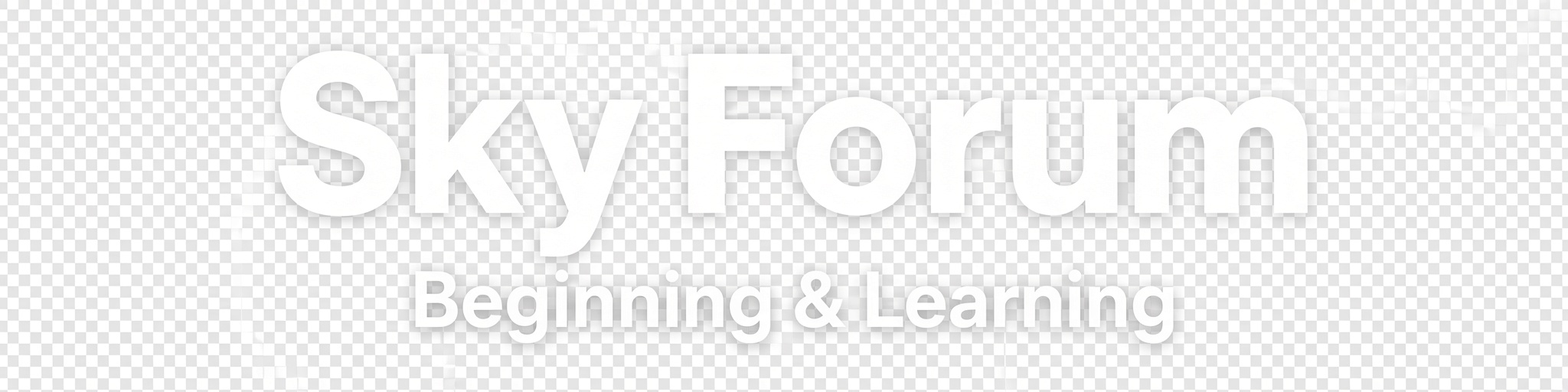 Sky Forum - Beginning & Learning